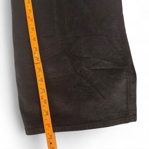 J. Crew Women’s Black Wide Leg Corduroy Pants size 35 - Picture 3 of 8